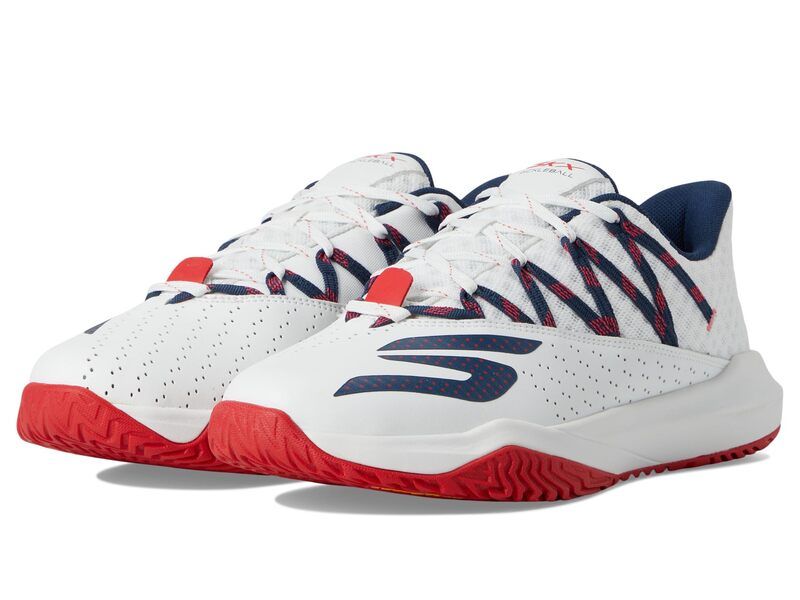 スケッチャーズ メンズ シューズ スニーカー Skechers Viper Court Rally WhiteNavyRed ホワイト