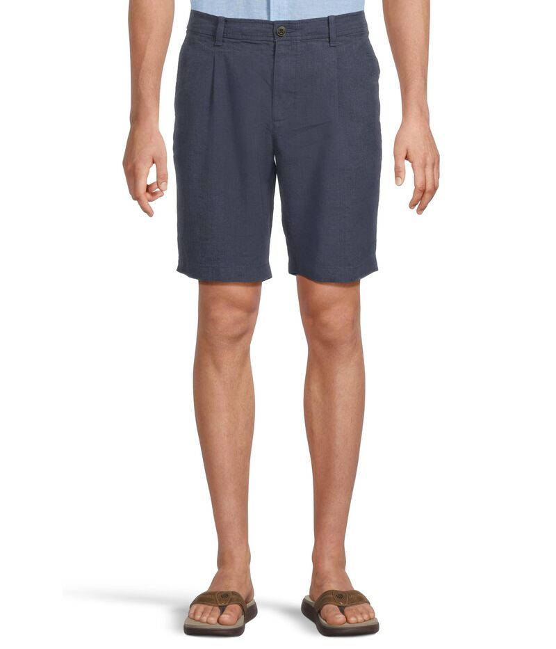 トッミーバハマ メンズ ボトムス ハーフパンツ・ショーツ Tommy Bahama Isla Sands Stripe Single Pleat Short Dark Bluestone ストライプ