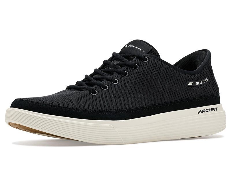 スケッチャーズ メンズ シューズ スニーカー SKECHERS Performance Go Walk Commuter Hands Free SlipIn BlackWhite ホワイト