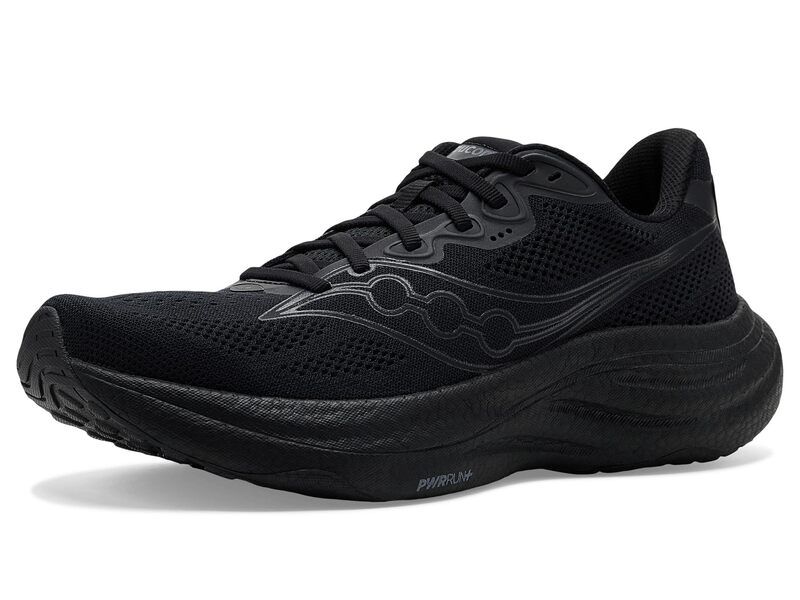 サッカニー メンズ シューズ スニーカー Saucony Ride 19 Triple Black ブラック