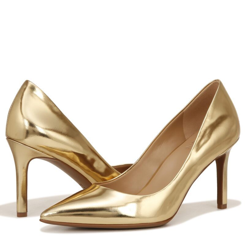 ナチュライザー レディース シューズ ヒール Naturalizer Anna Warm Gold Leath ゴールド