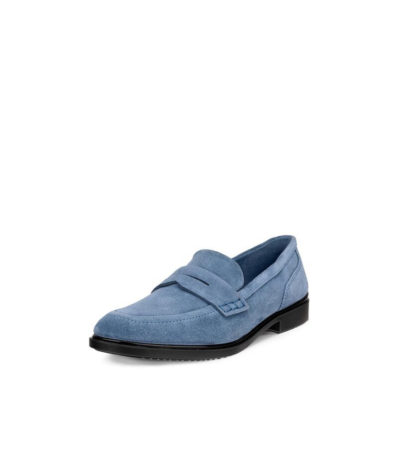 エコー レディース シューズ スリッポン・ローファー ECCO Dress Classic 15 Penny Loaferetro Blue ブルー