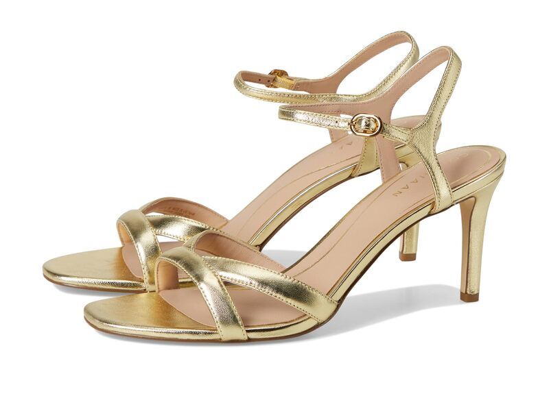 コールハーン レディース シューズ ヒール サンダル Cole Haan Constantina Sandals Dark Gold Metal ゴールド
