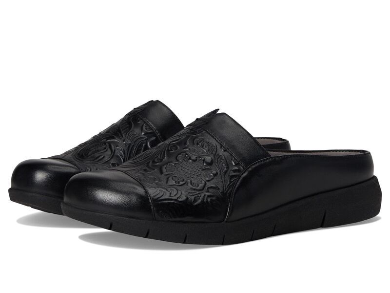 ソフトウォーク レディース シューズ スリッポン・ローファー SoftWalk San Marcos Tooling Black ブラック