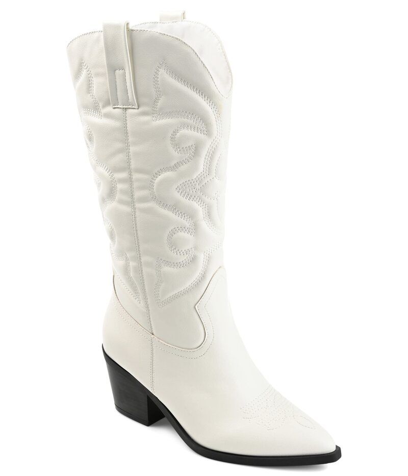 ジュルネ コレクション レディース シューズ ブーツ・レインブーツ Journee Collection Chantry White ホワイト 12,074円
