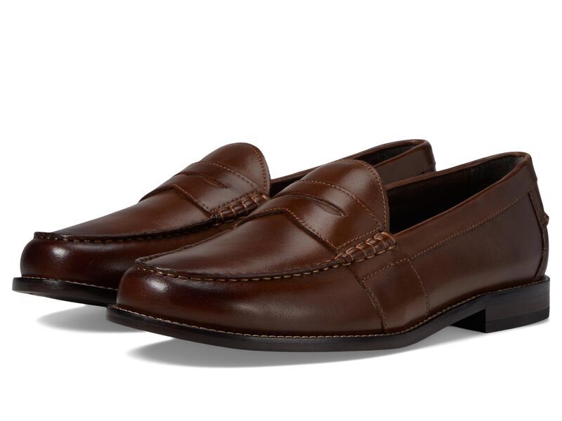 ノンブッシュ メンズ シューズ スリッポン・ローファー Nunn Bush Noah Beef Roll Penny Loafer Brown ブラウン