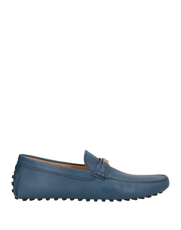 トッズ メンズ シューズ スリッポン・ローファー TODS モカシン Blue Gray グレー
