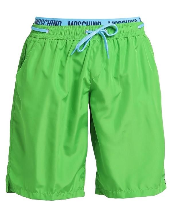 モスキーノ メンズ 水着 ハーフパンツ・ショーツ MOSCHINO 水着（ボクサーパンツ） Green グリーン