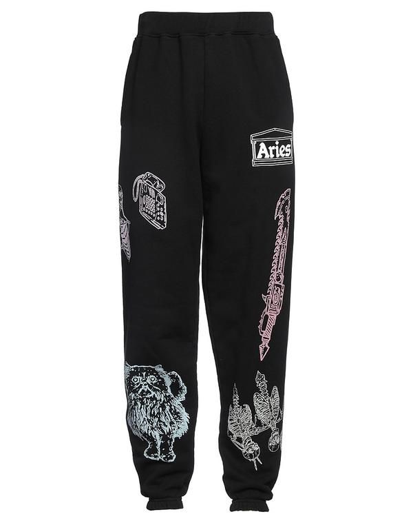 アリーズ メンズ ボトムス カジュアルパンツ ARIES スウェットパンツ Black ブラック