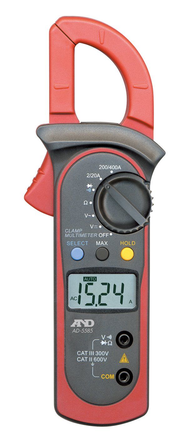 新品 A&D クランプメータ AD5585 一般(ISO)校正付(検査成績書+トレサビリティ体系図)