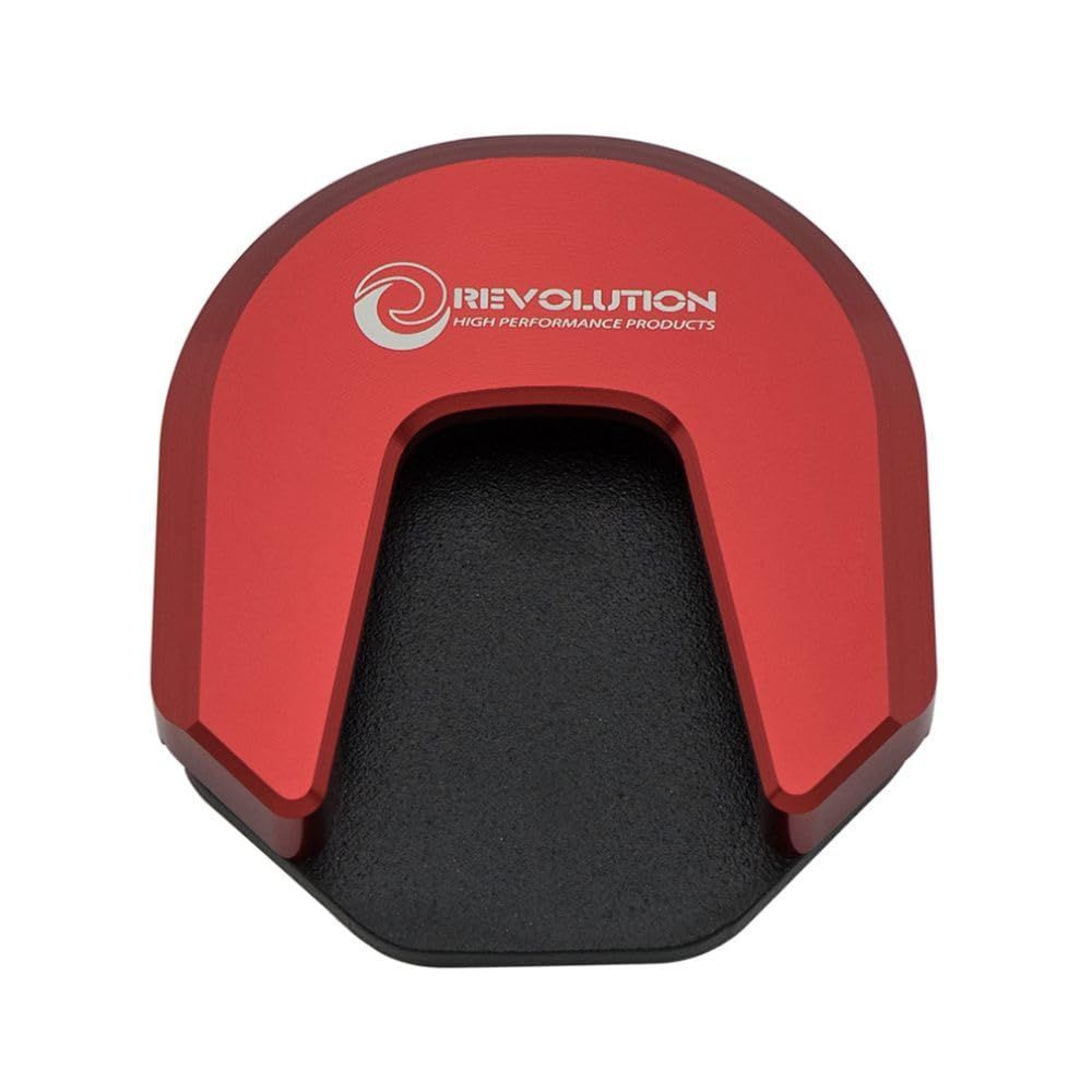 新品 REVOLUTION サイドスタンドサポート ホンダ スーパーカブ SIDE STAND For HONDA C125 JA48 JA58 (Red)