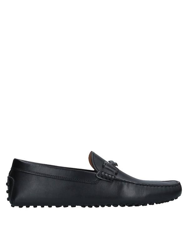トッズ メンズ シューズ スリッポン・ローファー TODS モカシン Black ブラック