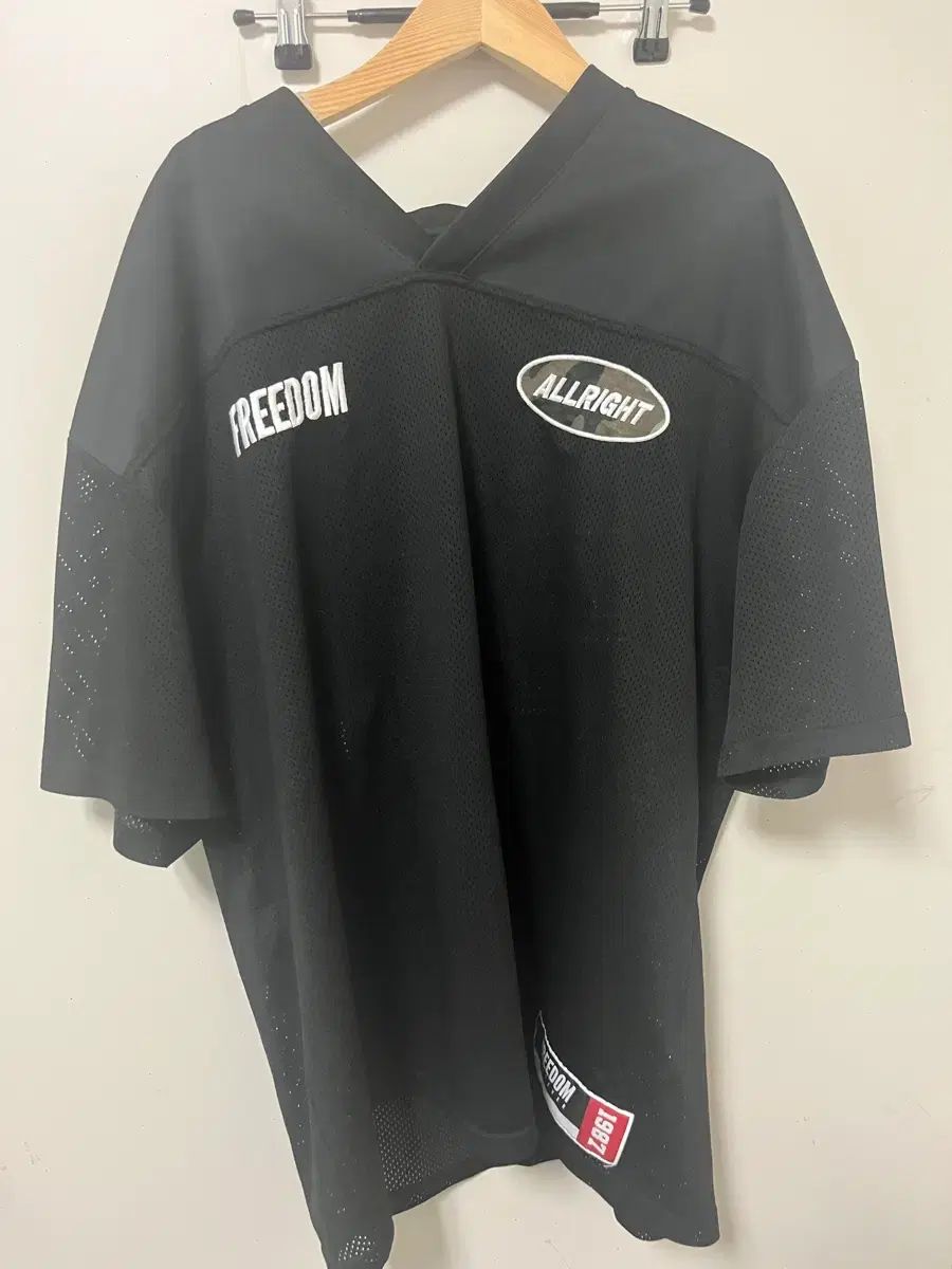 FREEDOM オールRIGHT カモフラ メッシュ ラグビー ジャージ