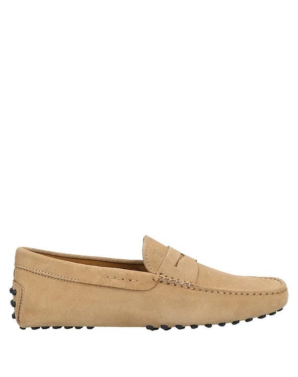 トッズ メンズ シューズ スリッポン・ローファー TODS モカシン Khaki カーキ