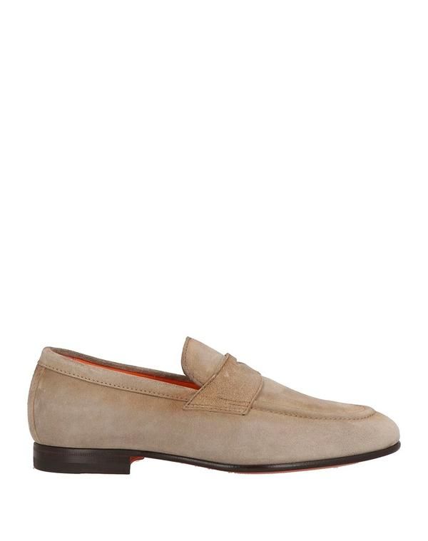 サントーニ メンズ シューズ スリッポン・ローファー SANTONI モカシン Beige ベージュ