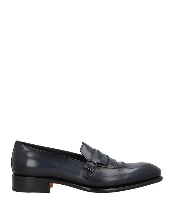 サントーニ メンズ シューズ スリッポン・ローファー SANTONI モカシン Midnight Blue ブルー 97,790円