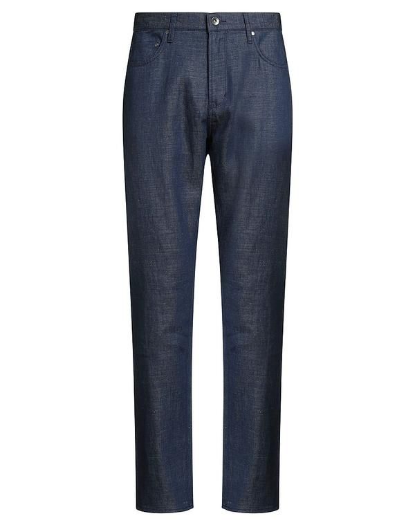 ジョンバルベイトス メンズ ボトムス デニムパンツ JOHN VARVATOS ストレートレッグ Blue ブルー