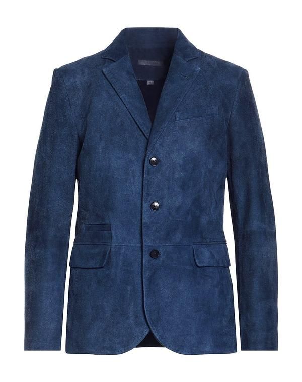 ジョンバルベイトス メンズ アウター ジャケット・ブルゾン JOHN VARVATOS テーラードジャケット Navy ネイビー