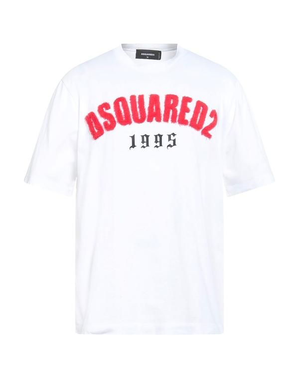 ディースクエアード メンズ トップス Tシャツ DSQUARED2 Tシャツ White ホワイト