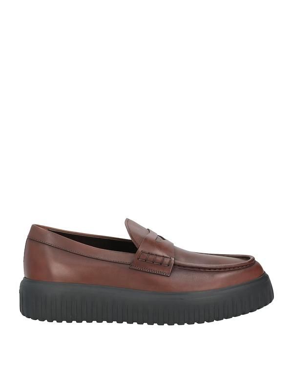 ホーガン メンズ シューズ スリッポン・ローファー HOGAN モカシン Chocolate Brown ブラウン