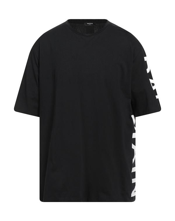バルマン メンズ トップス Tシャツ BALMAIN Ｔシャツ Black ブラック