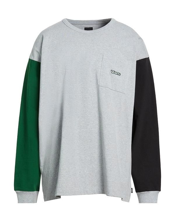 バンズ メンズ トップス Tシャツ VANS Ｔシャツ Light Gray グレー