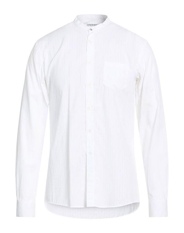 グレイ ダニエレ アレッサンドリー二 メンズ トップス シャツ GREY DANIELE ALESSANDRINI 無地シャツ White ホワイト