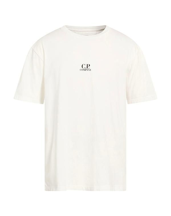 シーピーカンパニー メンズ トップス Tシャツ CP COMPANY Ｔシャツ White ホワイト