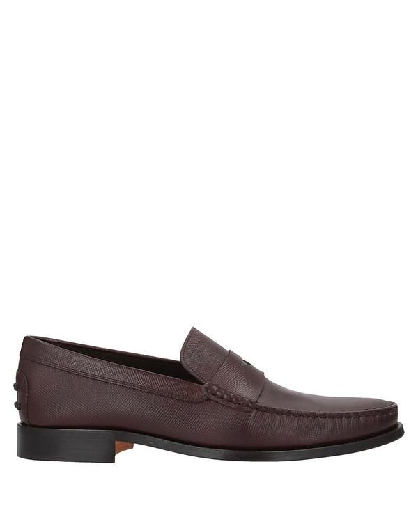 トッズ メンズ シューズ スリッポン・ローファー TODS モカシン Dark Brown ブラウン