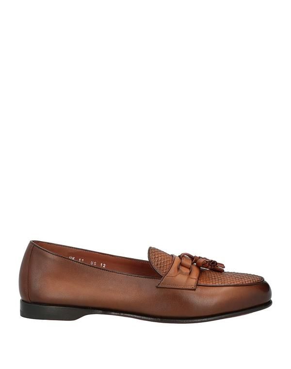 サントーニ メンズ シューズ スリッポン・ローファー SANTONI モカシン Brown ブラウン