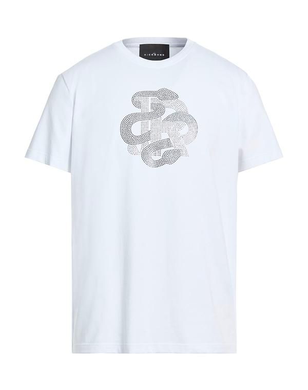 ジョン リッチモンド メンズ トップス Tシャツ JOHN RICHMOND Ｔシャツ White ホワイト