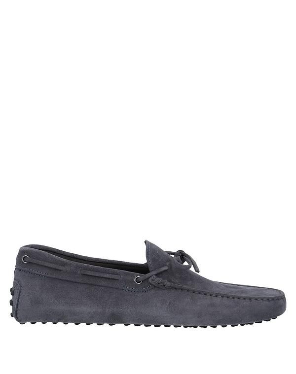 トッズ メンズ シューズ スリッポン・ローファー TODS モカシン Lead Gray グレー