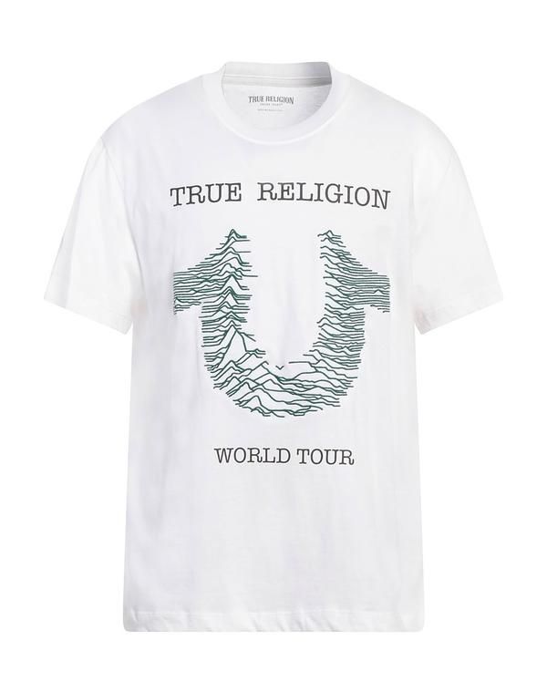 トゥルーレリジョン メンズ トップス Tシャツ TRUE RELIGION Ｔシャツ White ホワイト