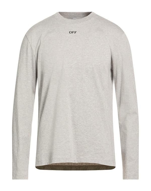 オフホワイト メンズ トップス Tシャツ OFFWHITE ベーシック Tシャツ Light Gray グレー