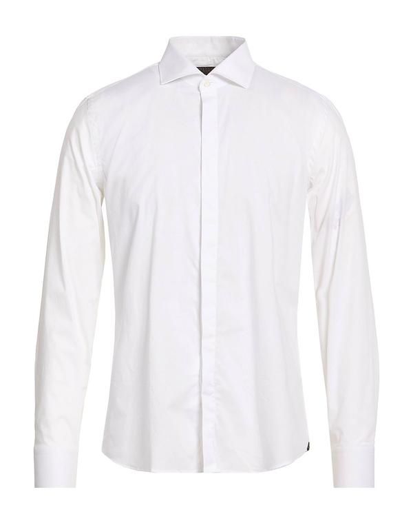 マニュエル リッツ メンズ トップス シャツ MANUEL RITZ 無地シャツ White ホワイト