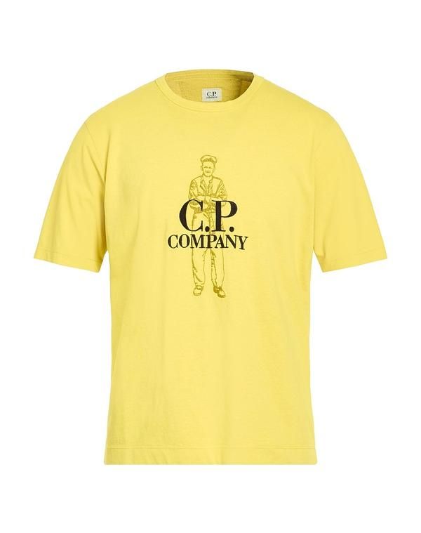 シーピーカンパニー メンズ トップス Tシャツ CP COMPANY Ｔシャツ Lime Green ライム