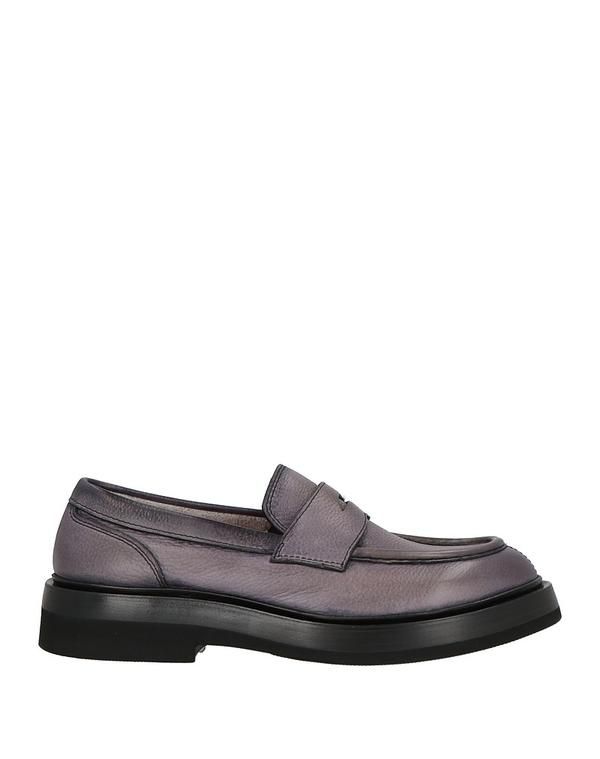 サントーニ メンズ シューズ スリッポン・ローファー SANTONI モカシン Gray グレー