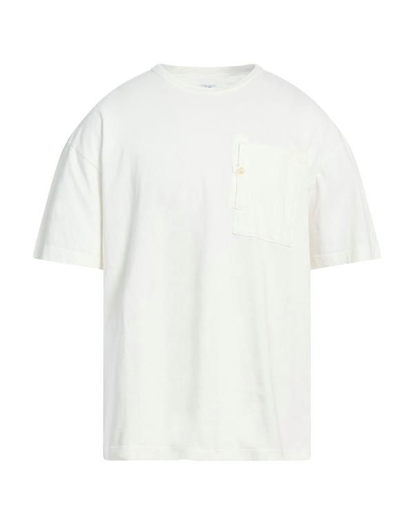 シーピーカンパニー メンズ トップス Tシャツ CP COMPANY Ｔシャツ White ホワイト