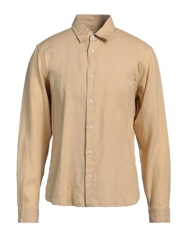 サンドロ メンズ トップス シャツ SANDRO リネンシャツ Beige ベージュ