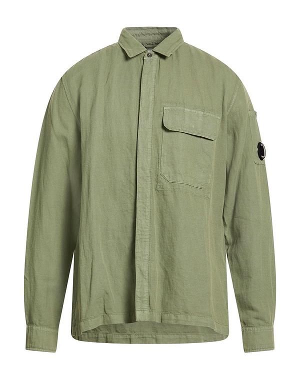 シーピーカンパニー メンズ トップス シャツ CP COMPANY 無地シャツ Sage Green グリーン