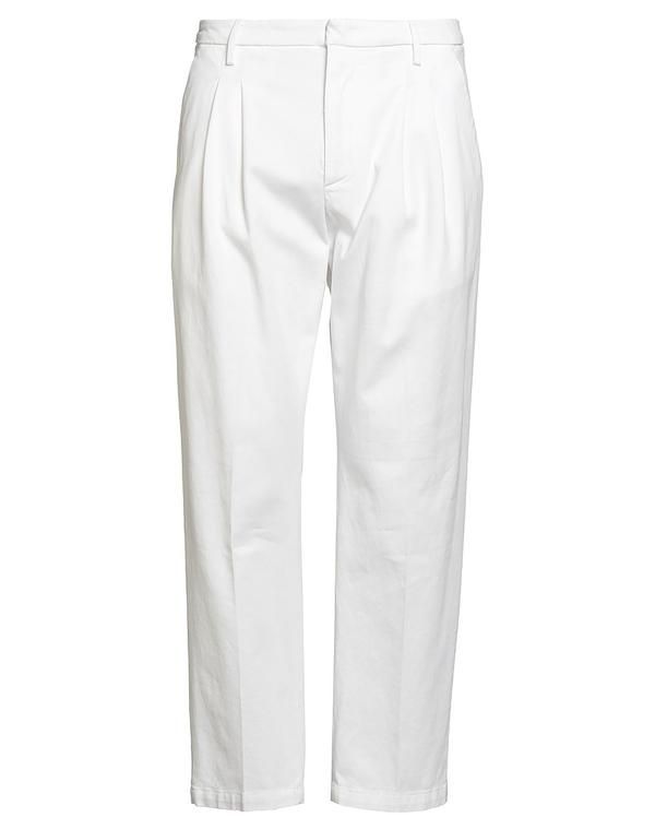 ドンダップ メンズ ボトムス カジュアルパンツ DONDUP チノパンツ White ホワイト