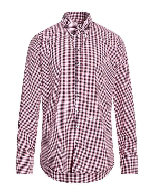 ディースクエアード メンズ トップス シャツ DSQUARED2 チェック柄シャツ Red レッド