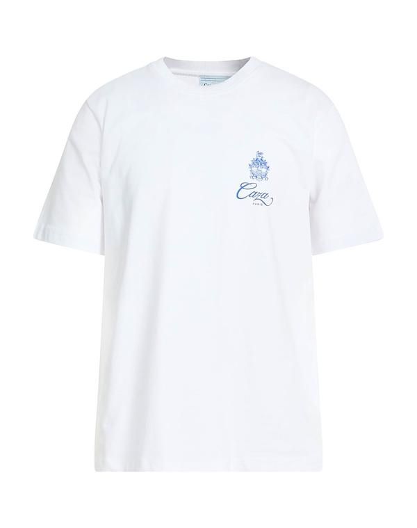 カサブランカ メンズ トップス Tシャツ CASABLANCA Ｔシャツ White ホワイト