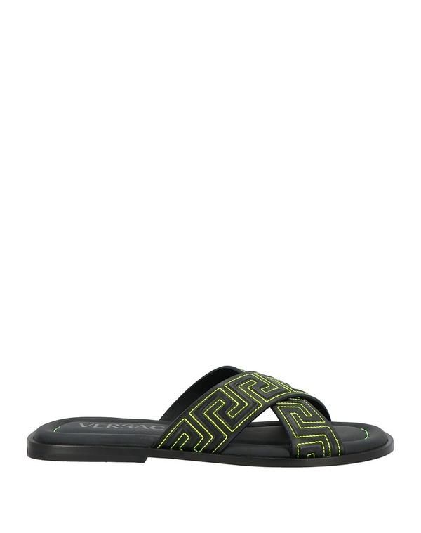 ヴェルサーチ メンズ シューズ サンダル VERSACE サンダル Black ブラック