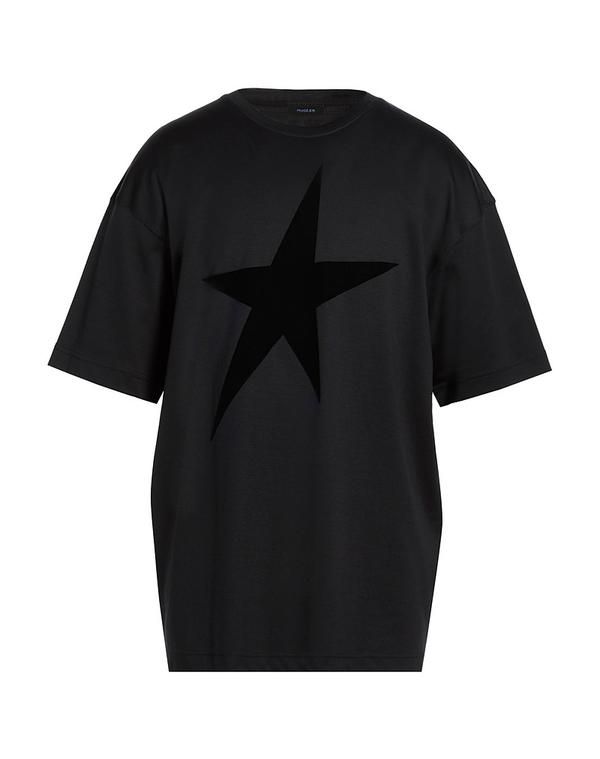 マグラー メンズ トップス Tシャツ MUGLER Ｔシャツ Black ブラック