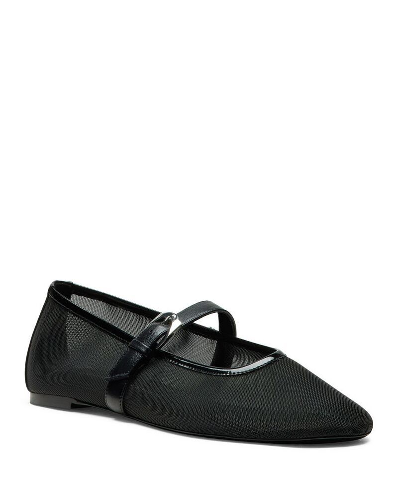 スチュアート ワイツマン レディース シューズ パンプス トール Stuart Weitzman Womensai Bareitall Mary Jane Flats Black ブラック