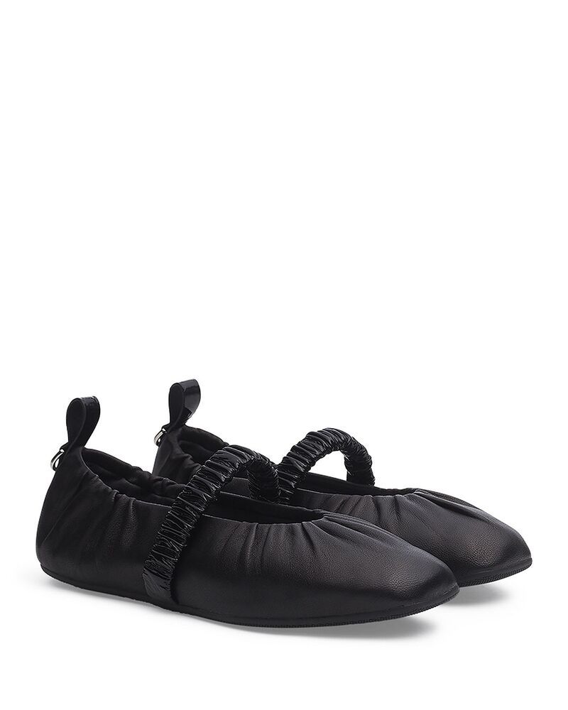 ラグアンドボーン レディース シューズ パンプス ギャザー rag bone Womenspire Ruched Mary Jane Flats Black ブラック