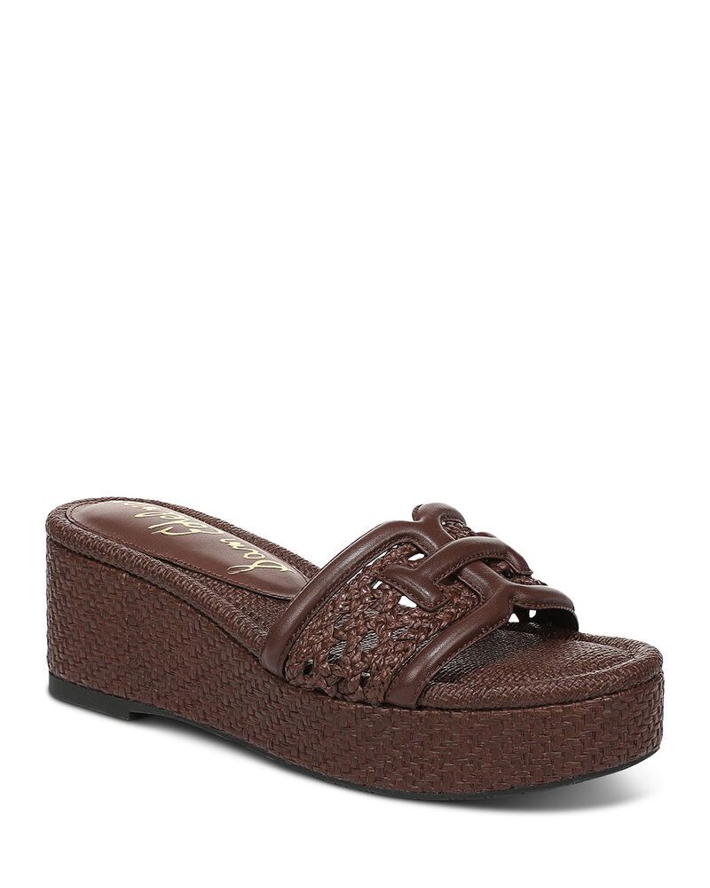 サムエデルマン レディース シューズ サンダル Sam Edelman Womens Pauleena Woven Sandals Terazzo Brown ブラウン