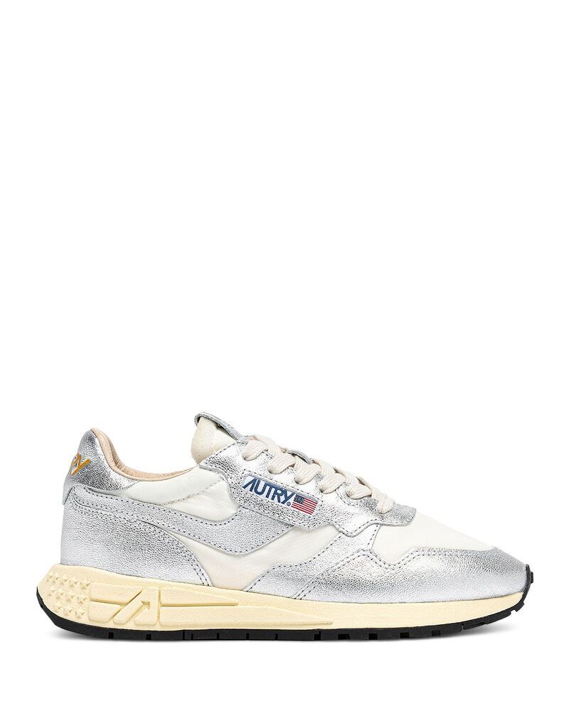 オートリ レディース シューズ スニーカー Autry Womens Reelwind Low Sneakers WhiteSilver ホワイト