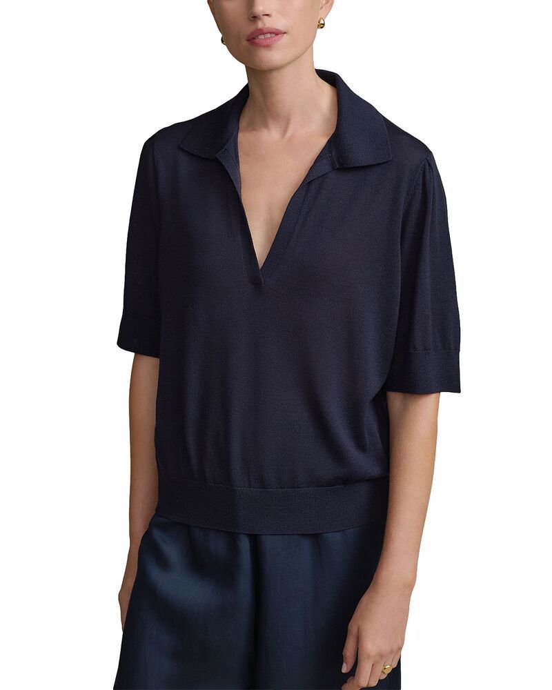 ジェニーケイン レディース アウター ニット・セーター ウール Jenni Kayne Courtney Wool Sweater Dark Navy ネイビー